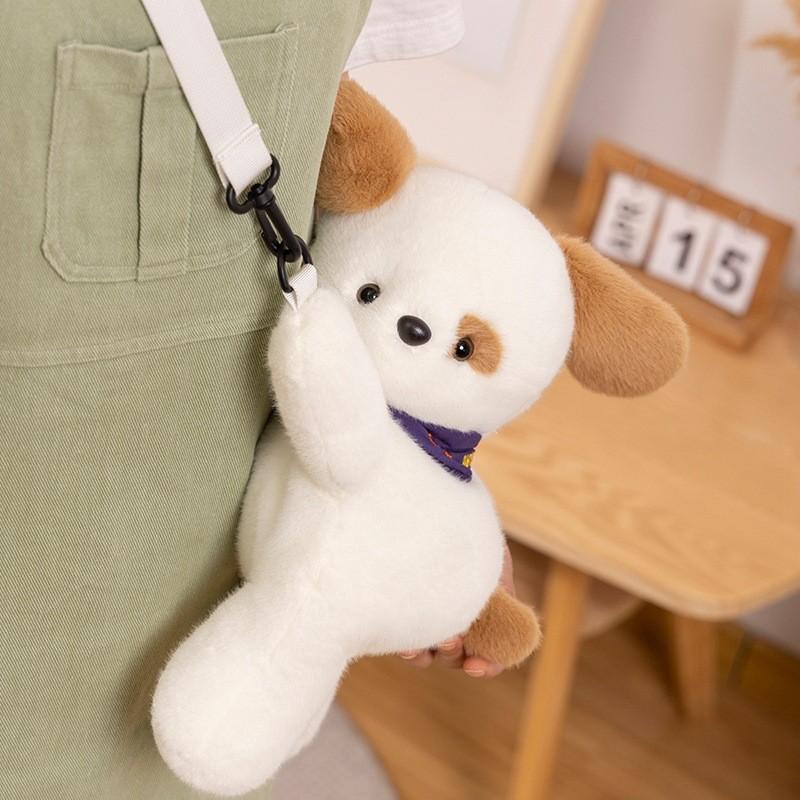 Backpack Plush Lightweight Fun Cartoon Doll Messenger Bag Bear Dog Gift Sheep