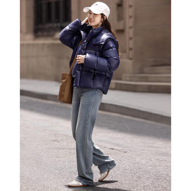 Women's Lightweight Detachable Sleeve Duck Down Jacket