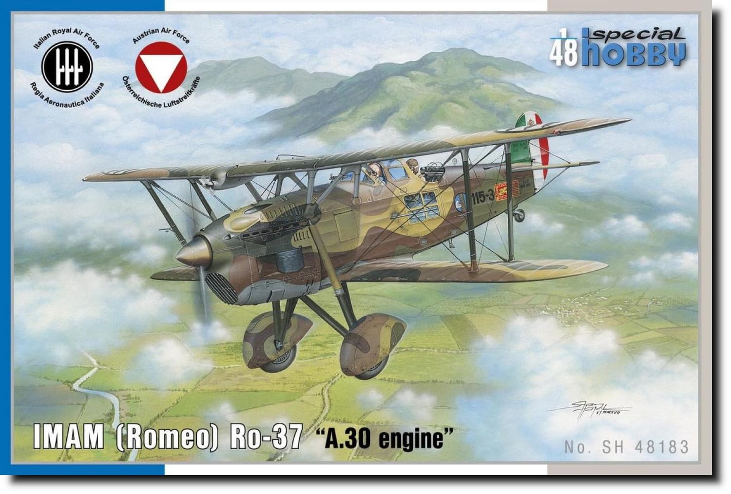 

Special Hobby Italy IMAM Aircraft Plastic Model SH48183n 1/48 Ro.37 Reconnaissance/Attack