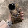 Retro Love & Flowers Collage Pattern Phone Case for iPhone 17 16 16E 15 14 13 12 11 Pro Max X XR XSMAX 8 7 Plus Shockproof Cover