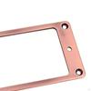 2 PCS Guitar Pickup Mounting Rings Set Bridge Neck Pickups Cover Flat Bottom Ring Replaces