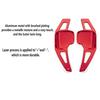 1 Pair Steering Wheel Paddle Shifter Extension Cover Red For BMW F22 F30 F31 F32