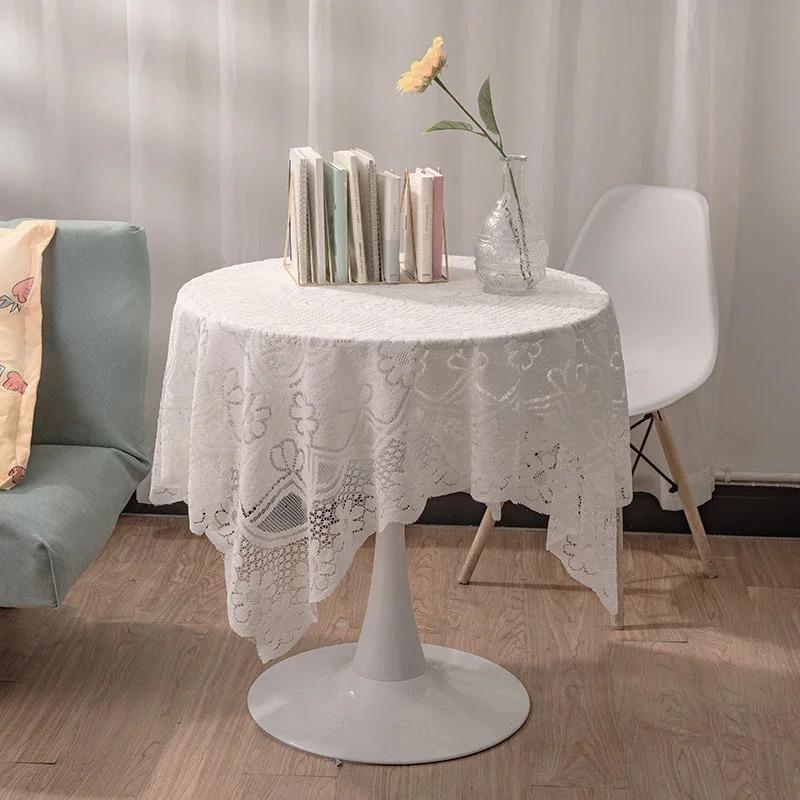 INS Style Lace Tablecloth Set, Lace Kit Wedding Decoration Dining Table Cover Decor