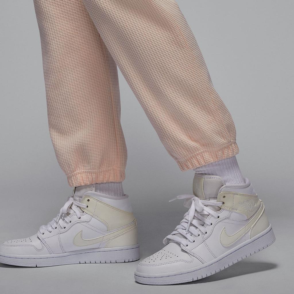 Nike Lace-Up Comfortable Solid Color Knitted Sports Pants Women Bottoms Brown HF9451-838