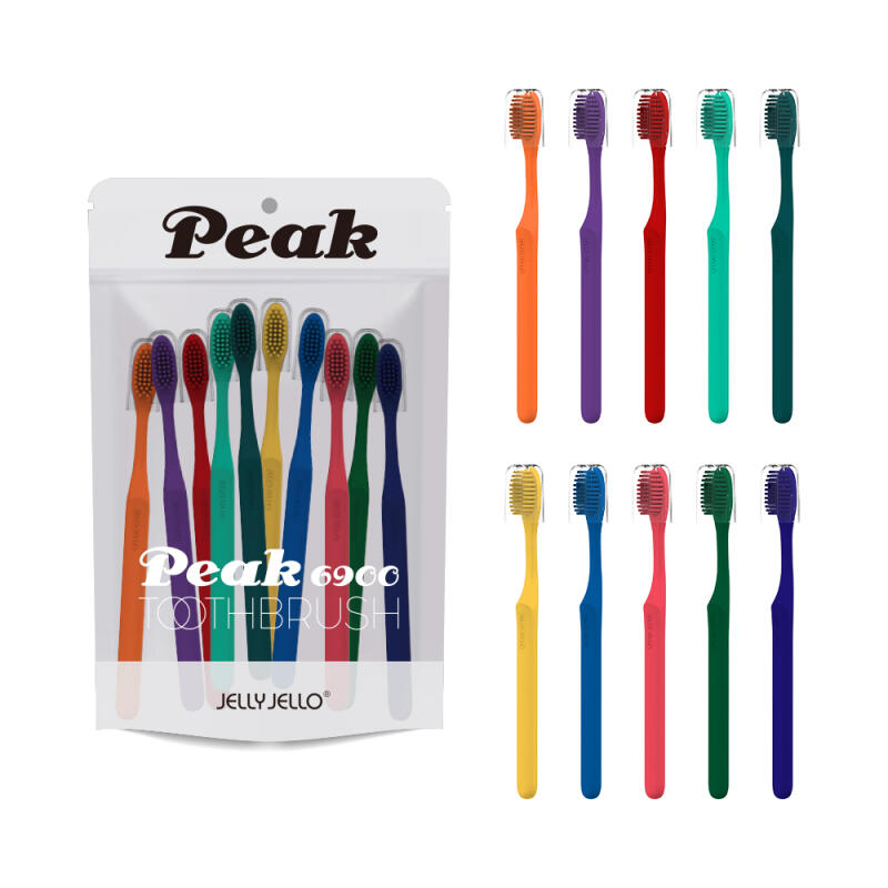 [30 Colors] Peak 6900 Toothbrush Set of 10