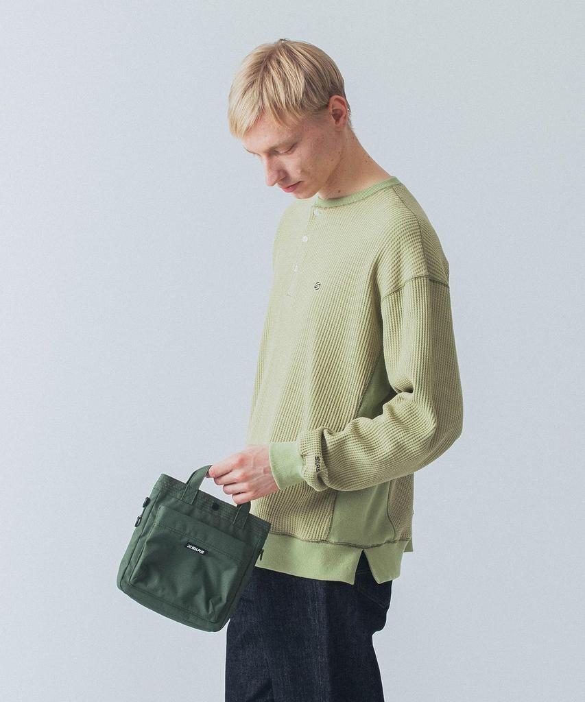 Shoulder Bag MINI SHOULDER TOTE BAG OLIVE [Cyrus] Men's