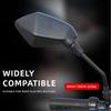 The convex rearview mirror for the motorcycle handlebar, a universal rhombic bicycle, off-road motorcycle accessory,