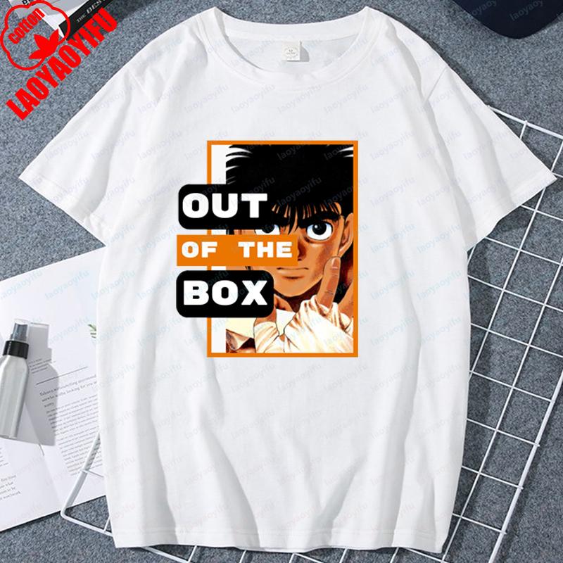 Japan Hajime No Ippo Kamogawa Boxing Gym T Shirt Unisex Anime Novelty TShirt Crew Neck Anime Unisexga Tee Shirt Short Sleeve Clothes