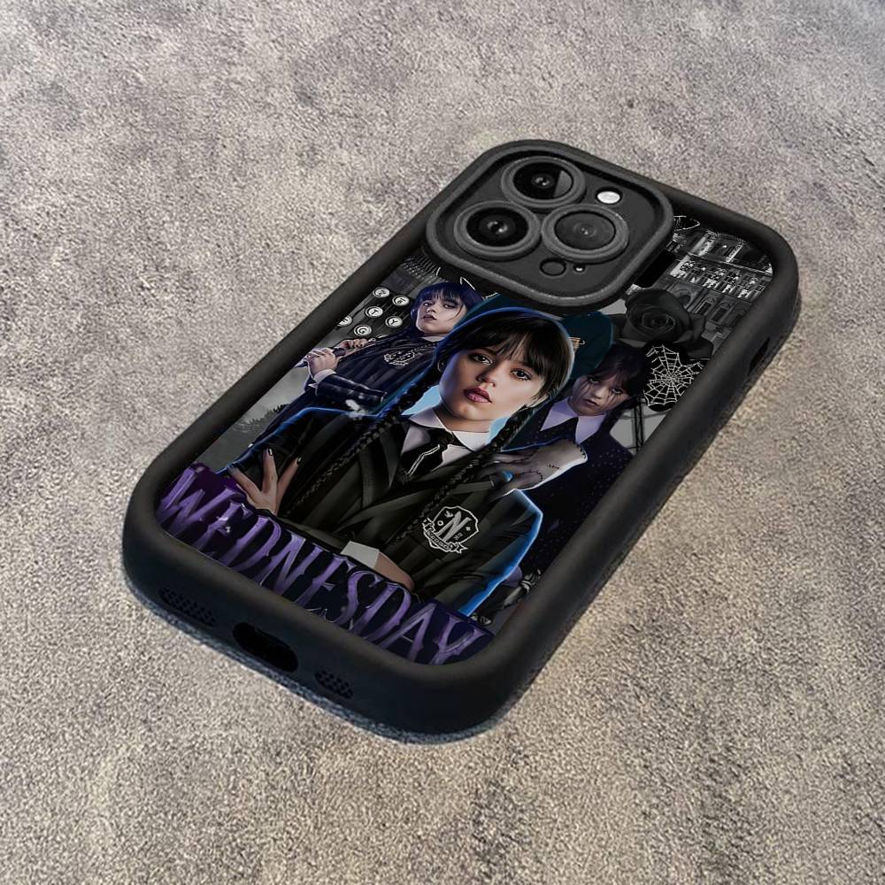 American W-WednesdayS Movie TV A-Addams Phone Case For IPhone 17 16 15 14 13 12 11 Pro Max Mini Plus Soft TPU Back Cover