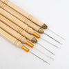 10 Pcs Pulling Needle Loop Needle for Hair Extensions Threader Bead Device Tool Hair Extension Tool Crochet Hooks
