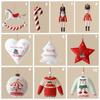 Double-sides Painted Drop Ornaments Nordic Embellishment Gift Christmas Hanging Pendants  Festival