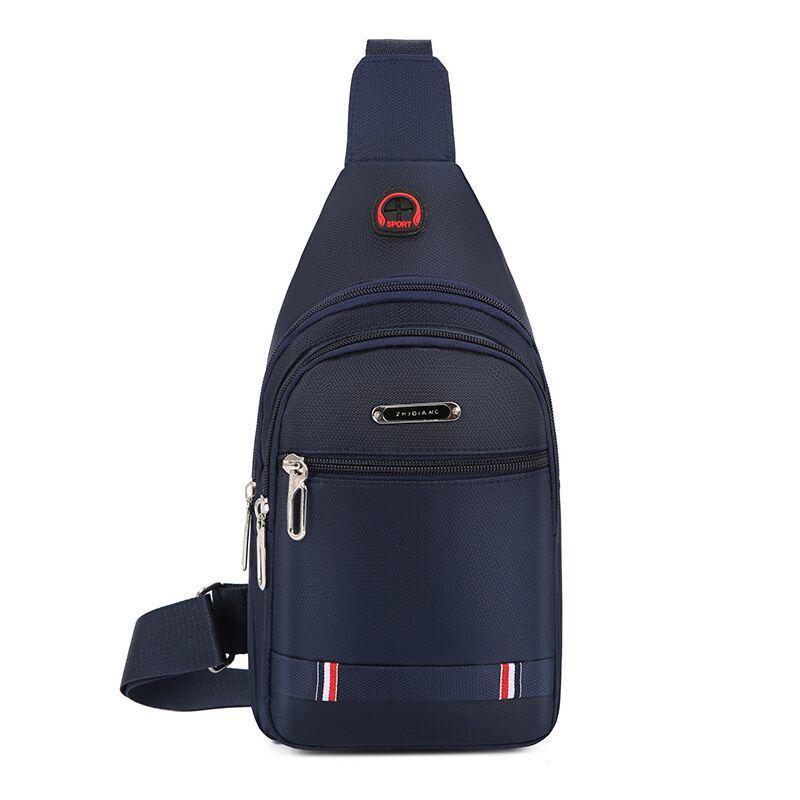 Herren Outdoor Reise Mode Kleine Brust Polyester Umhängetasche - Lässiger Trendiger Rucksack