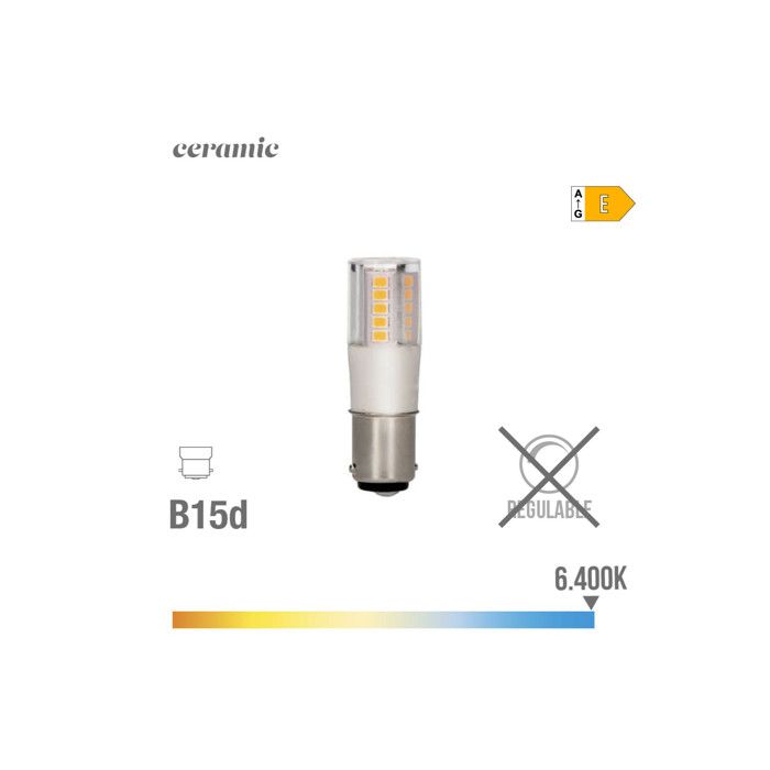 Ampoule LED B22 5.5W 650 lm 6400k Base céramique à lumière froide EDM