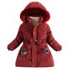 Girls' Winter Clothes Plus Velvet Thick Coat