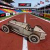 3D Wooden Racing Car Puzzle DO-IT-YOURSELF Miniature Kit Handcrafted Present Home Decor Birthday / Valentine s Day Present