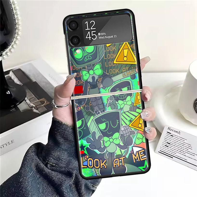 Game Dandys World Cases For Samsung Galaxy Z Flip 4 5 6 7 3 Z Flip7 Flip6 Flip4 Flip5 Flip3 5G Hard Shockproof Fundas Cover