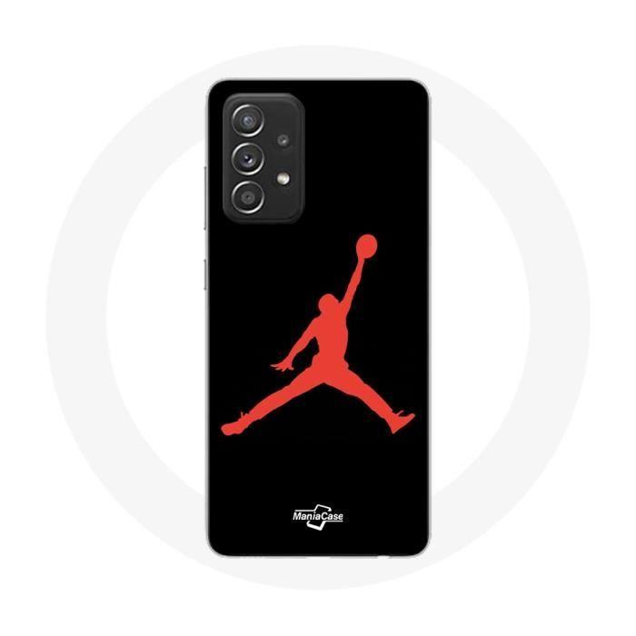 Coque - Michael Jordan - Samsung Galaxy A52 - Rouge - Souple - Protection