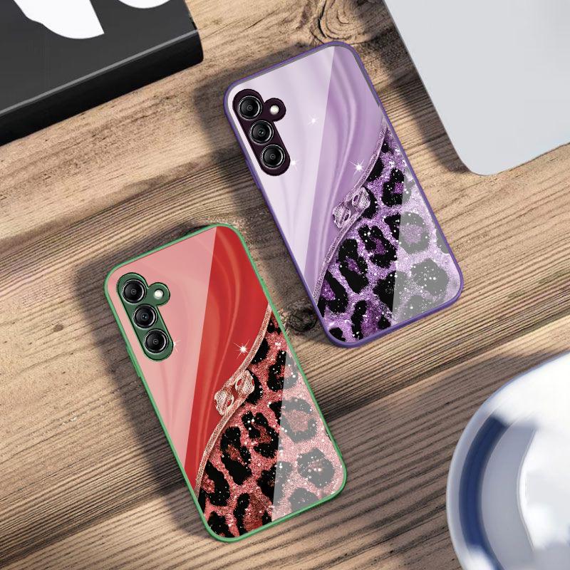 Colorful Patterns For Samsung Galaxy A14 4G 20 30 52 20S 21S 22 A32 33 34 42 50 51 53 54 70 71 72 73 5G Glass Phone Case