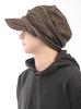 Knit Cap with Large Relaxed Watch Knit Newsboy Cold Weather Unisex One Heather Loo&c Men's Brim, Size, Fit, Cap, Cap, Protection, Earmuffs, (JP,