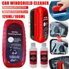 Car Glass Cleaner Removes Dirt Oil Film Remover Car Windshield Glass Sponge Cleaning Brush Glass Polishing Agent Car Maintenance