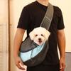 Breathable Crossbody Cat & Small Dog Backpack for Summer Outings