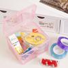 Transparent Plastic Collection Box Rectangular Shape Cards Box Storage Case  for Storing Jewelry