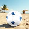 1PC Blue Lily Flowers Soccer Ball Size 5 Football Machine Sewn Indoor/Outdoor Universal Football W109