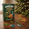 Acrylic Dinosaur Ornaments Christmas Countdown Calendar, 24Pcs Ornament Set with Cute Gift for Lovers Dino Designs, Holiday Tree Hanging Decor