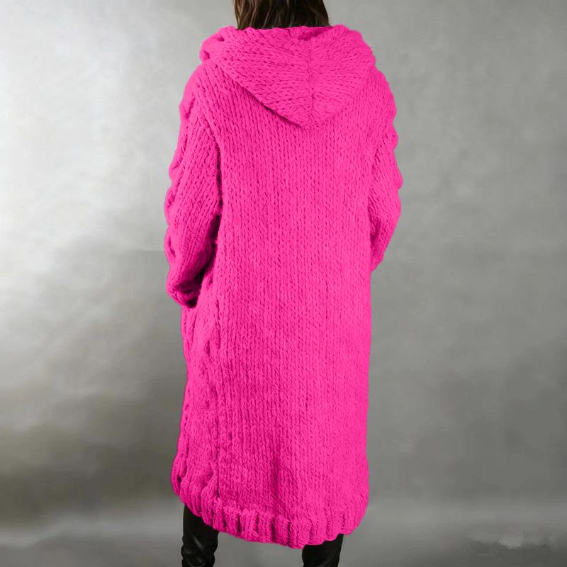 Europäischer & Amerikanischer Damen Plus Size Strickjacke Pullover Mantel - Neue Mode Strickwaren 2026