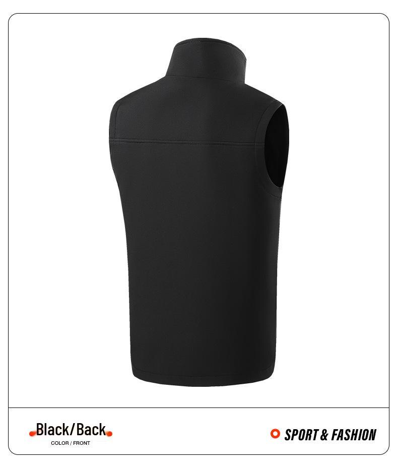 USB Heated Soft Shell Winter Vest with Smart Temperature Control