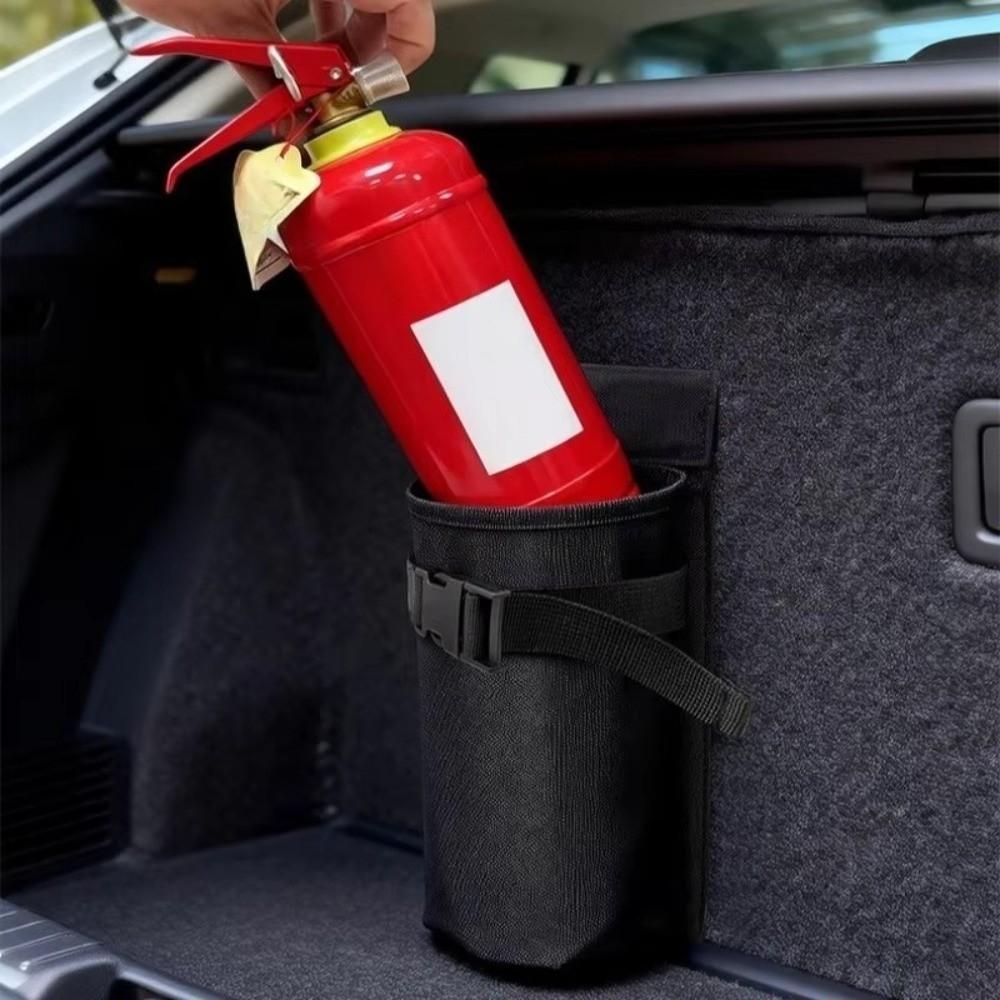 Anti Vibration Fire Extinguisher Mount Car Fire Extinguisher Organizer  Vehicle Safety Accessory