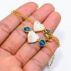 Blister Pearl, Topaz Gemstone 925 Sterling Silver Jewelry Necklace 20" GK-5353