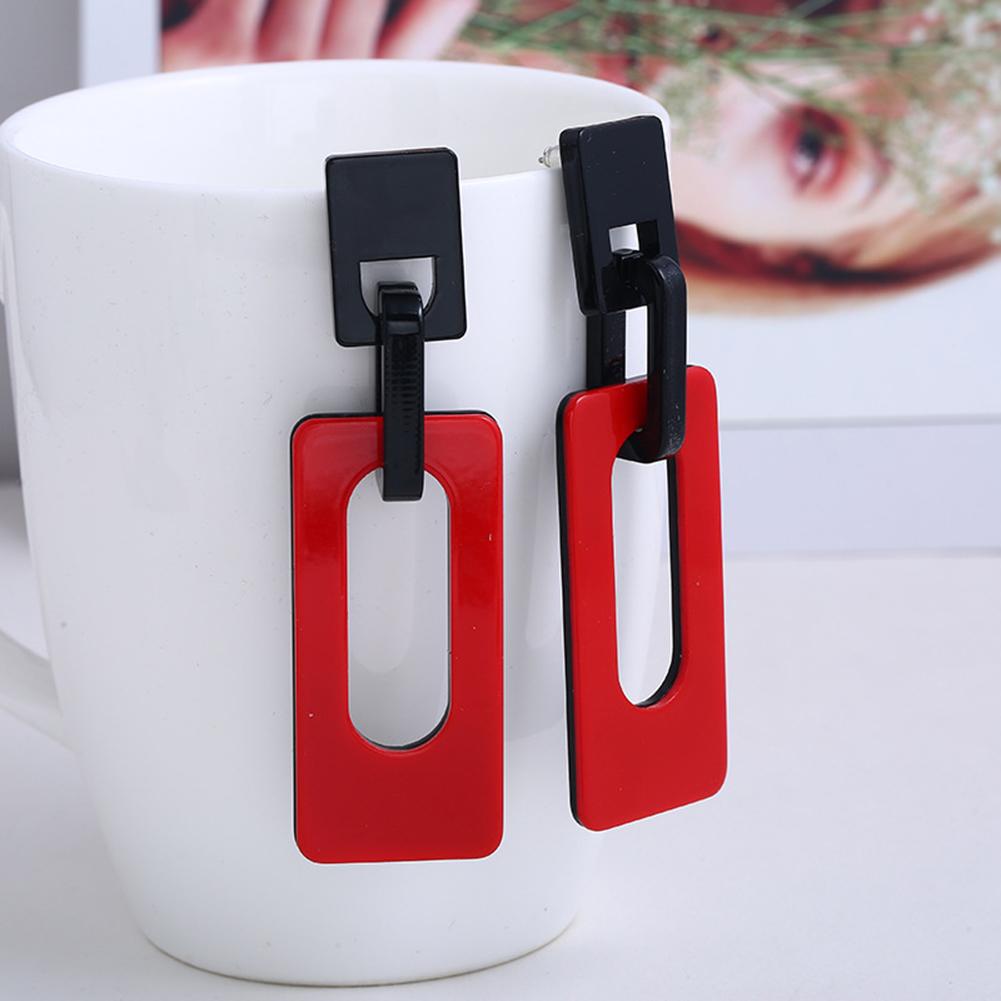 Women Fashion Unique Earring Chic Geometry Shape Long Earring