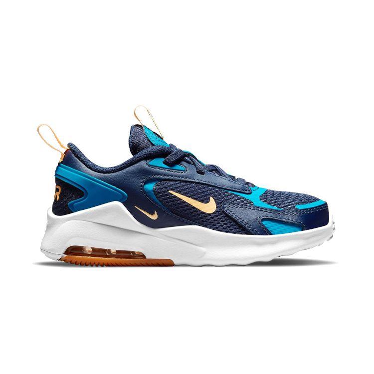 Nike Air Max Bolt Fabric Sports Low-Top Kids Casual Shoes Kids sneaker Blue Apricot CW1627-401