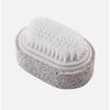 Volcanic Stone Double-Sided Foot Scrubber: Exfoliate, Remove Dead Skin & Calluses with Pumice Brush