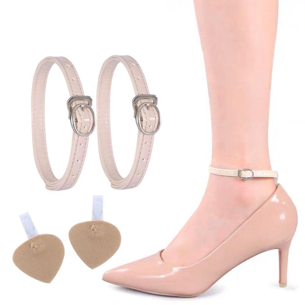 Fashion Anti-skid Ankle Shoe Belt Metal Tip Bundle Laces High Heels Shoes Tie Straps Band Shoelaces Women