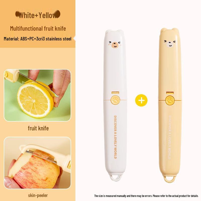 Cartoon Multi-purpose 2-in-1 Fruit Peeler & Knife