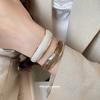 Dripping geometric opening bracelet exquisite fashion personality versatile bracelet design sense niche jewelry women