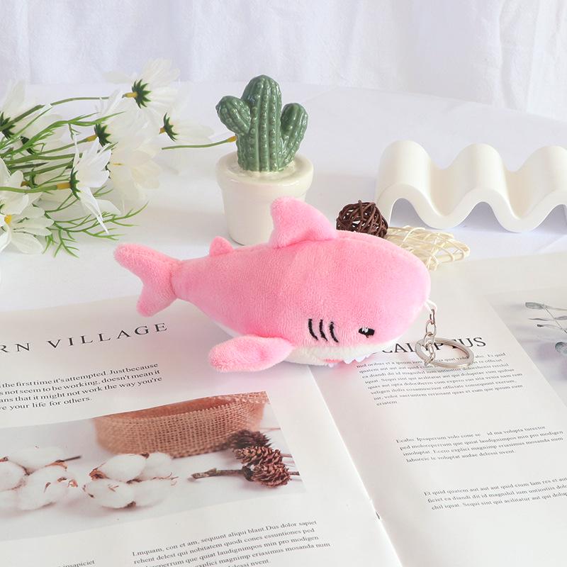 Shark Plush Keychain - Cute Pendant Toy for Couples