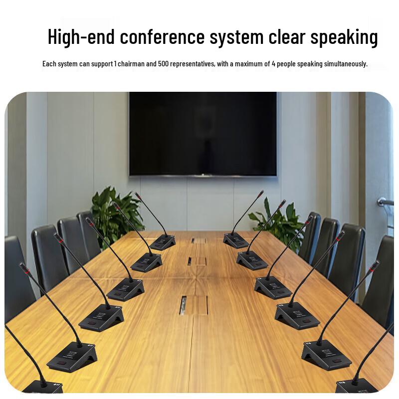 Professional Wireless Gooseneck Conference Microphone System (CN version)