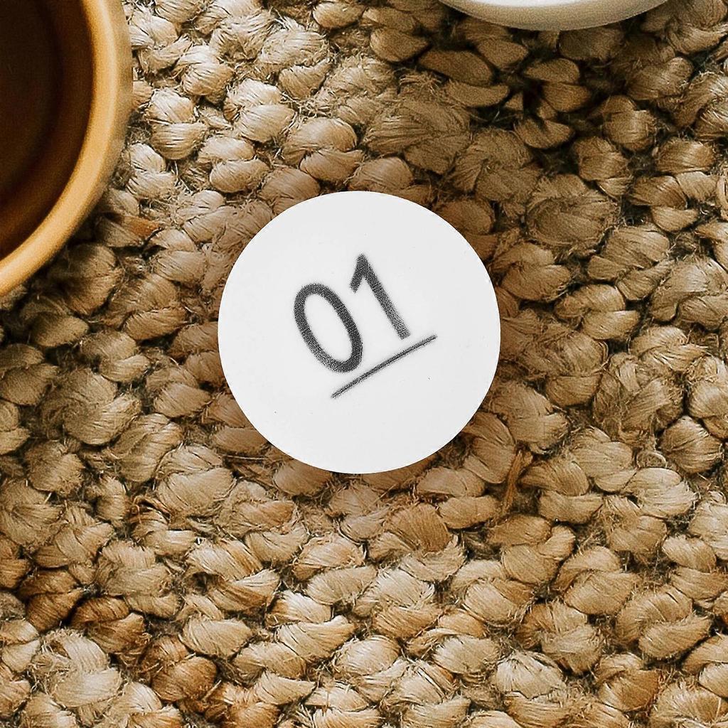 50Pcs Number Lottery Balls Activity Lottery Balls Entertainment Raffle Drawing Balls Party Game Balls