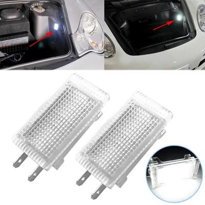 1 Paar für Porsche 911 Boxster Cayman Turbo GT GT3 987 996 997 Auto Weiße LED-Kofferraum-Gepäckraumbeleuchtung Lizenzlampen