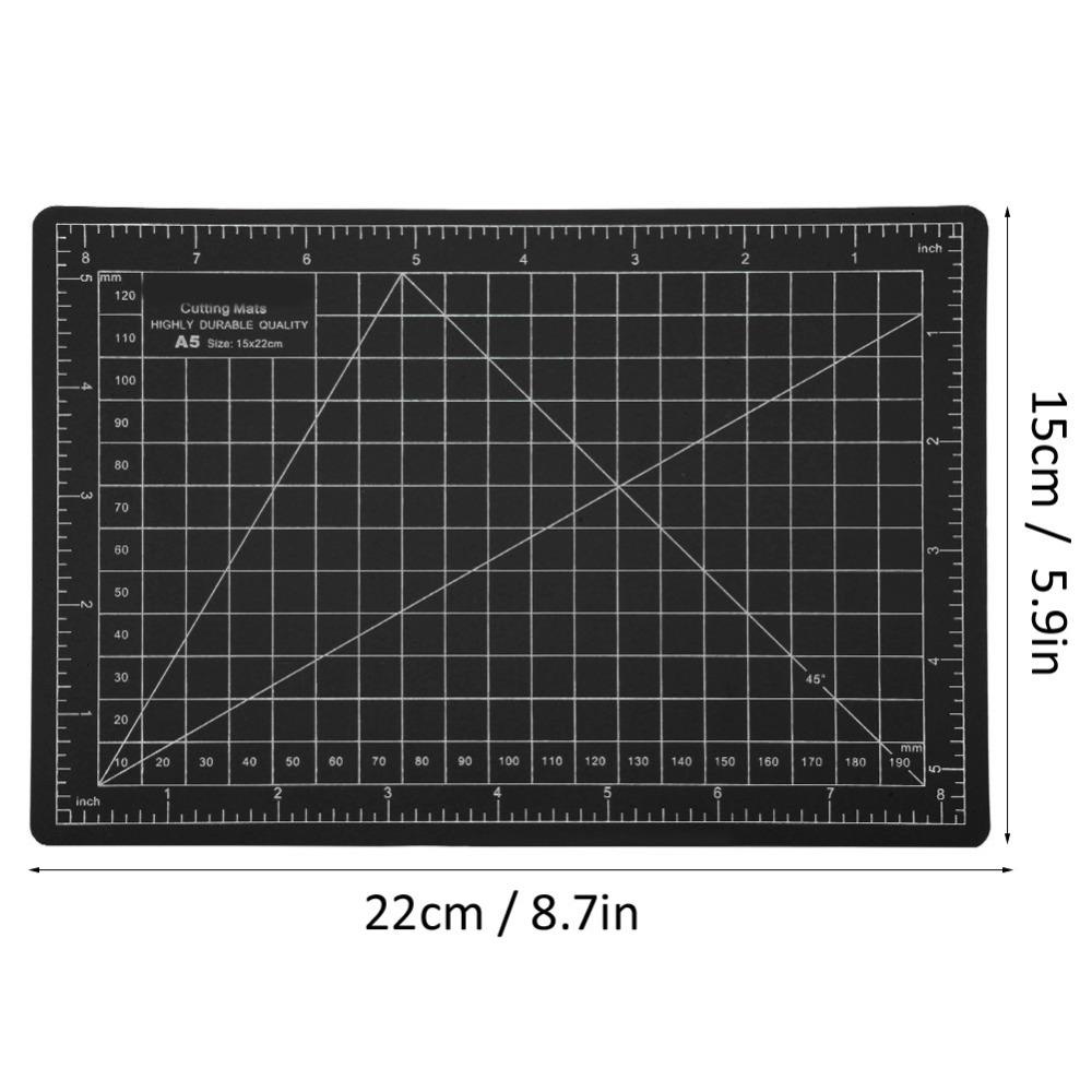 4pcs Scale Grid Design Model Cutting Pad Non-Slip Base Craft Carving Mat Cutting Mat  For Crafters