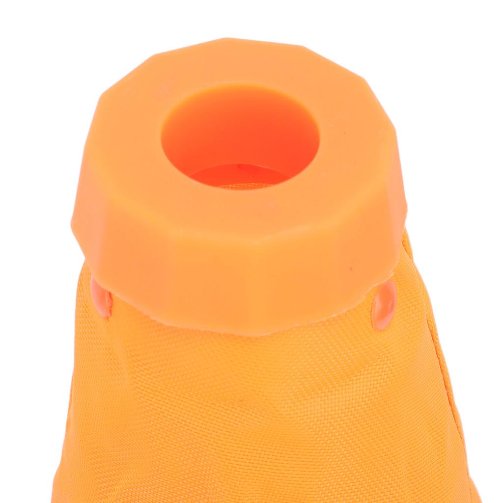 Traffic Safety Cone 30x19x19cm Collapsible Portable Reflective Parking Cone with LED Warning Light