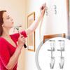 Functional Metal Hook Accessories With Adjustable Design Secure Hanging Solution For Home Office Decors