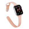 Slim Waist Silicone Watch Strap for Apple Watch Series 1-12, Ultra 1-3, SE3