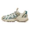 Li Ning CF Outdoor Comfortable Fashion Shock Absorbing Durable Low Top Hiking Shoes Unisex Hiking Shoes Green White AGLU073-8