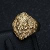 Majestic Lion Head Ring for Men Hip Hop Titanium Steel Jewelry Gold Luxury Large Punk Finger Ring