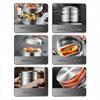 SUPOR 30cm Double-Layer 304 Stainless Steel Steamer Pot