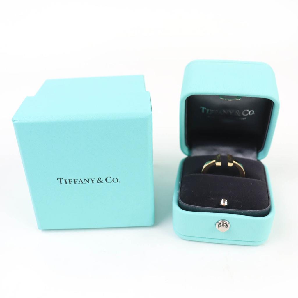 Excelent TIFFANY&Co. Inele Inel Pătrat Aur Galben AU750 Femei Folosit